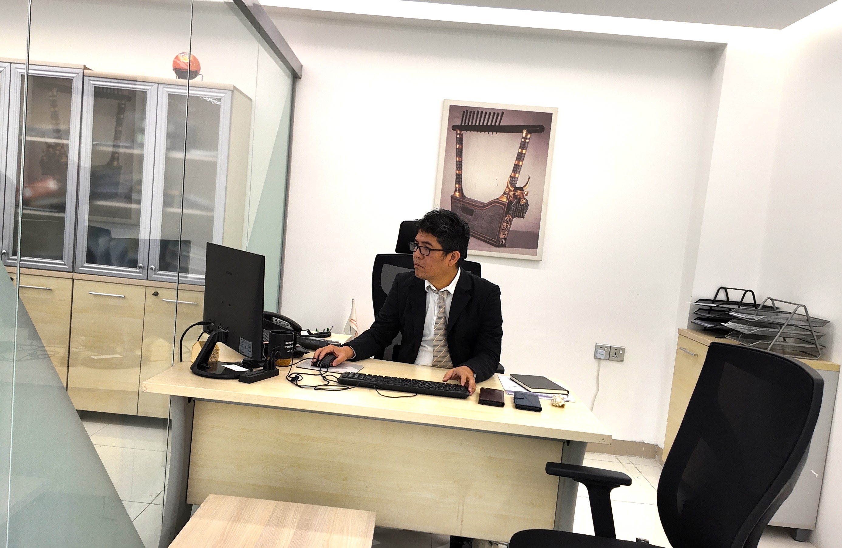URIIC employees at the headquarters